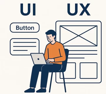 تفاوت UI و UX در طراحی وب‌سایت