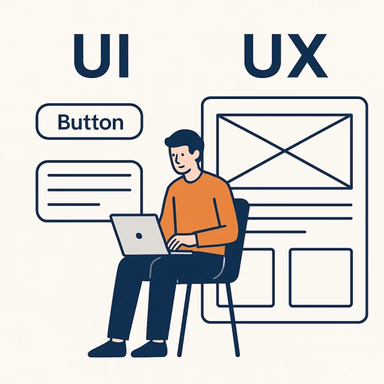 تفاوت UI و UX در طراحی وبسایت