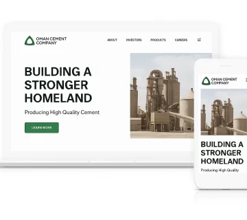 وب‌سایت Oman Cement Company